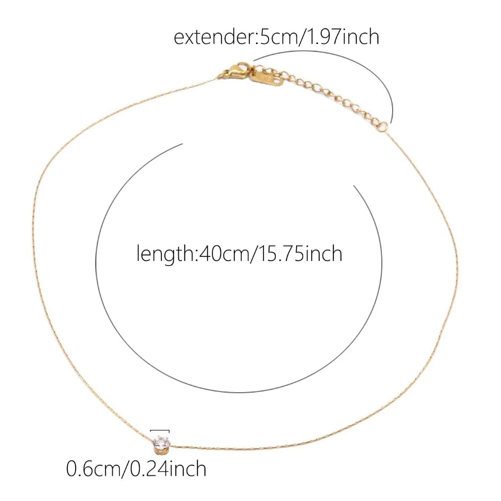 Stainless Steel Gold Plated Dainty