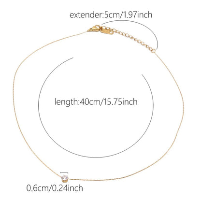 Stainless Steel Gold Plated Dainty