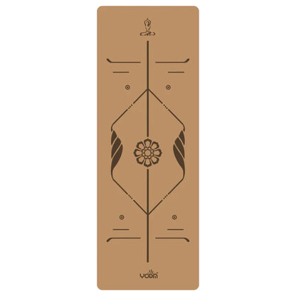 Natural Rubber Cork Yoga Mat
