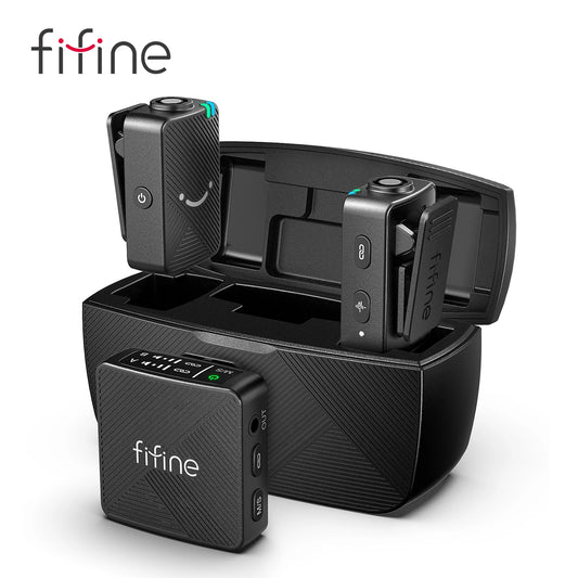 Fifine M9 Wireless Lavalier 2