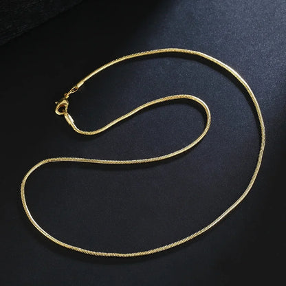 Alizero 18K Gold 2Mm Snake