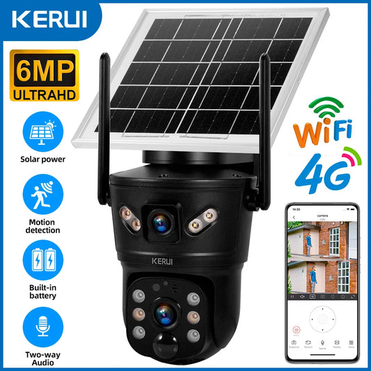 Kerui Outdoor Waterproof 6Mp 4G
