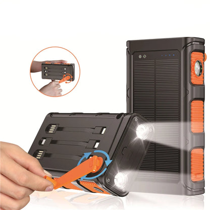Hand Crank Solar Power 30000Mah