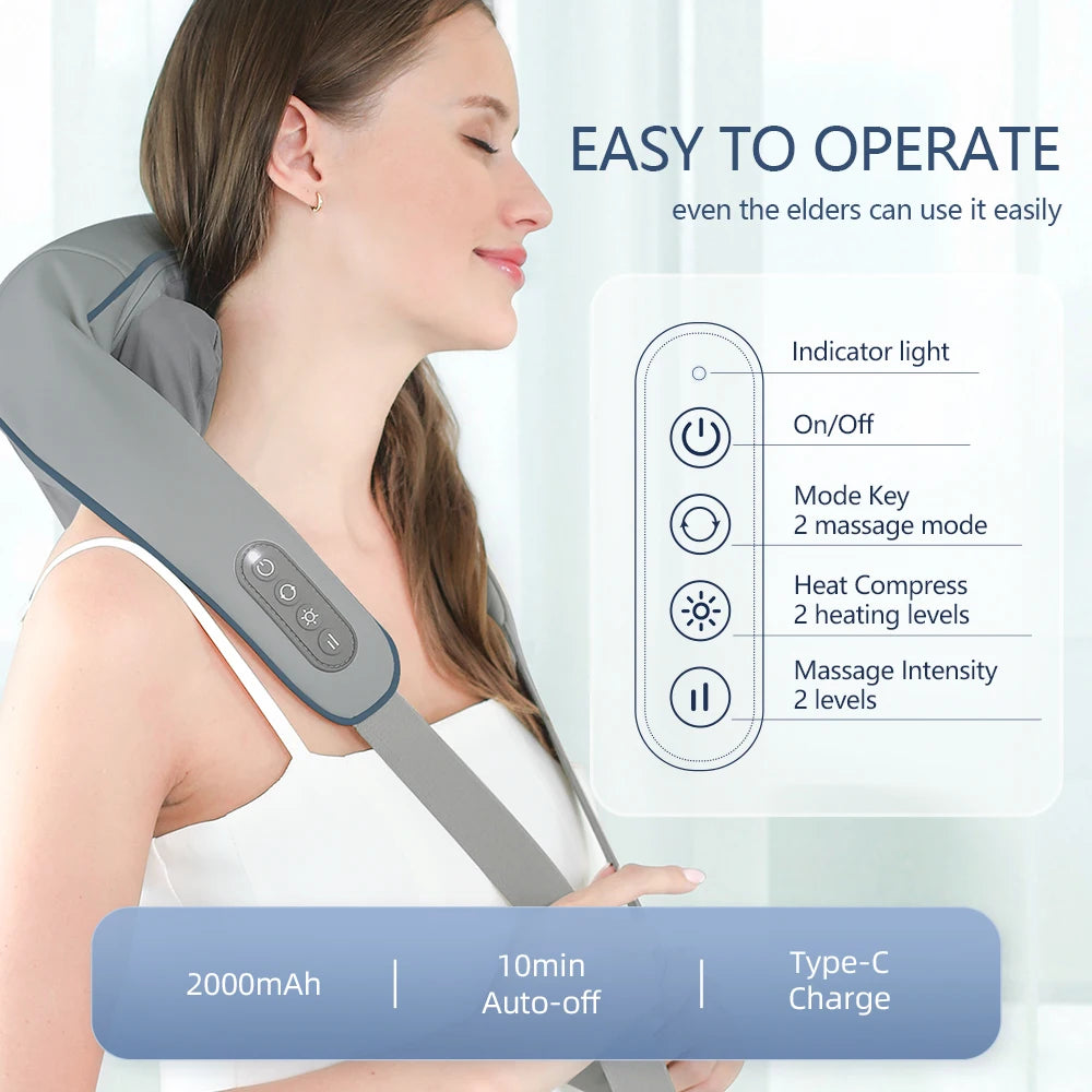 Neck And Back Massager