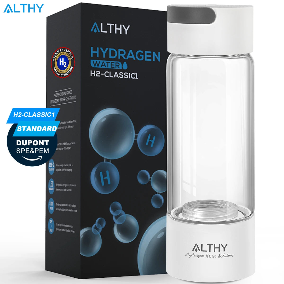 Althy Hydrogen Rich Water Generator