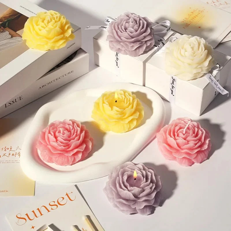 1Pc Beautiful Peony Flower Scented