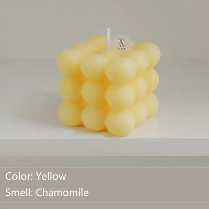 Ins Bubble Cube Shaped Candle