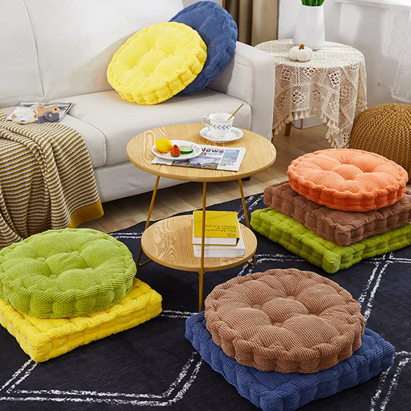 Tufted Round Floor Cushion