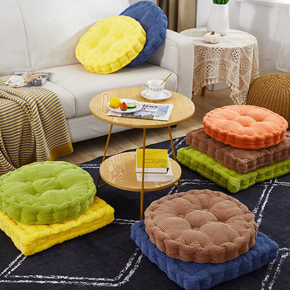 Tufted Round Floor Cushion