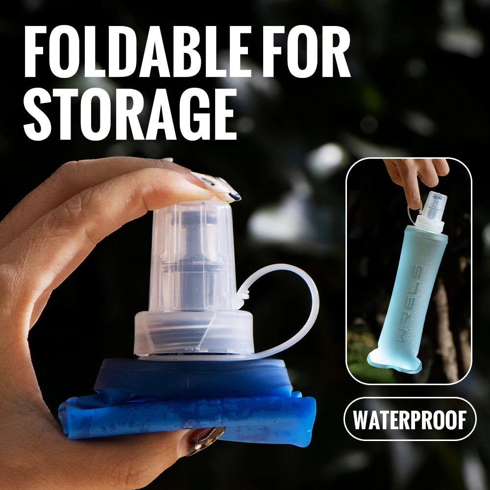 Wrels Folding Collapsible Water Bottle