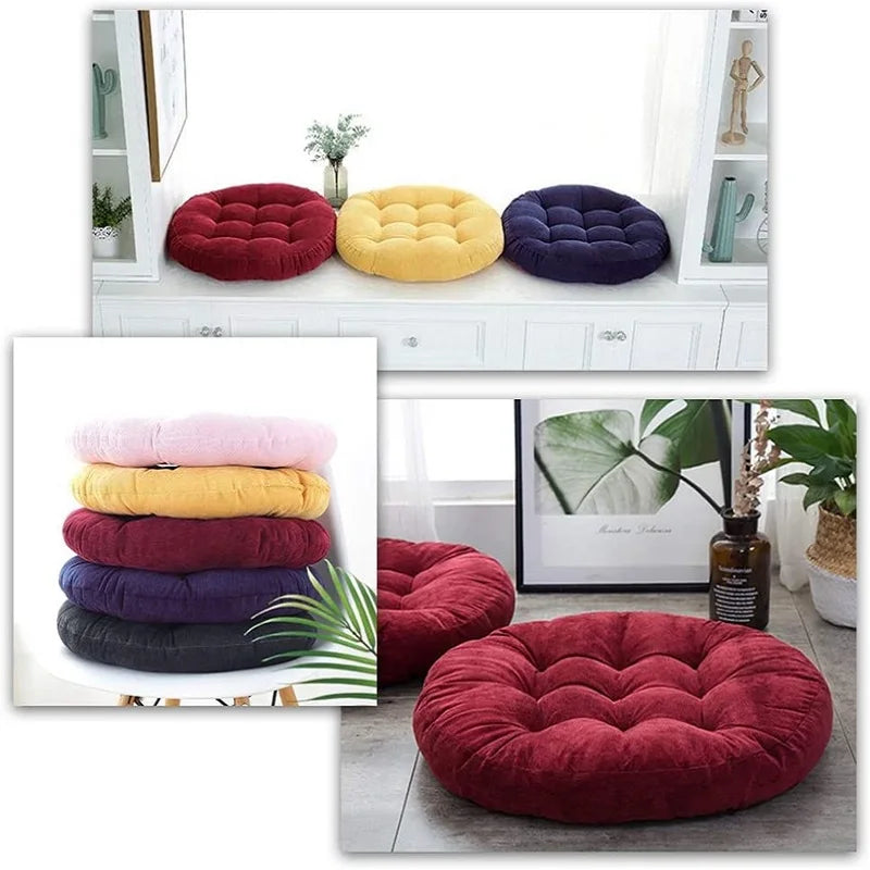 Inyahome Round Cushions Meditation Large