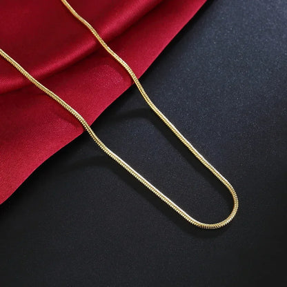 Alizero 18K Gold 2Mm Snake