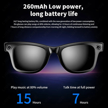 Lige Camera Smart Sunglasses Video
