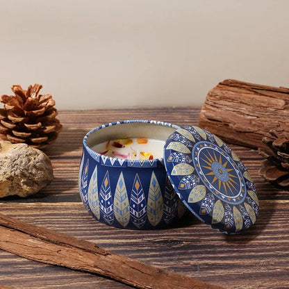 Retro Ethnic Style Iron Can