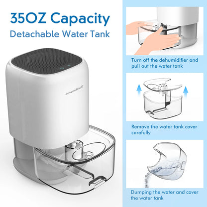 1000Ml Air Dehumidifier For Bedroom