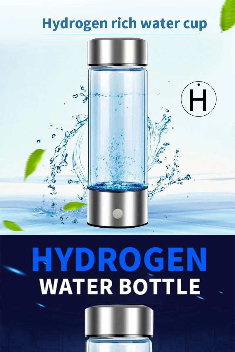 Luxury Hydrogen Water Bottle – Portable Ionizer for Wellness & Hydration