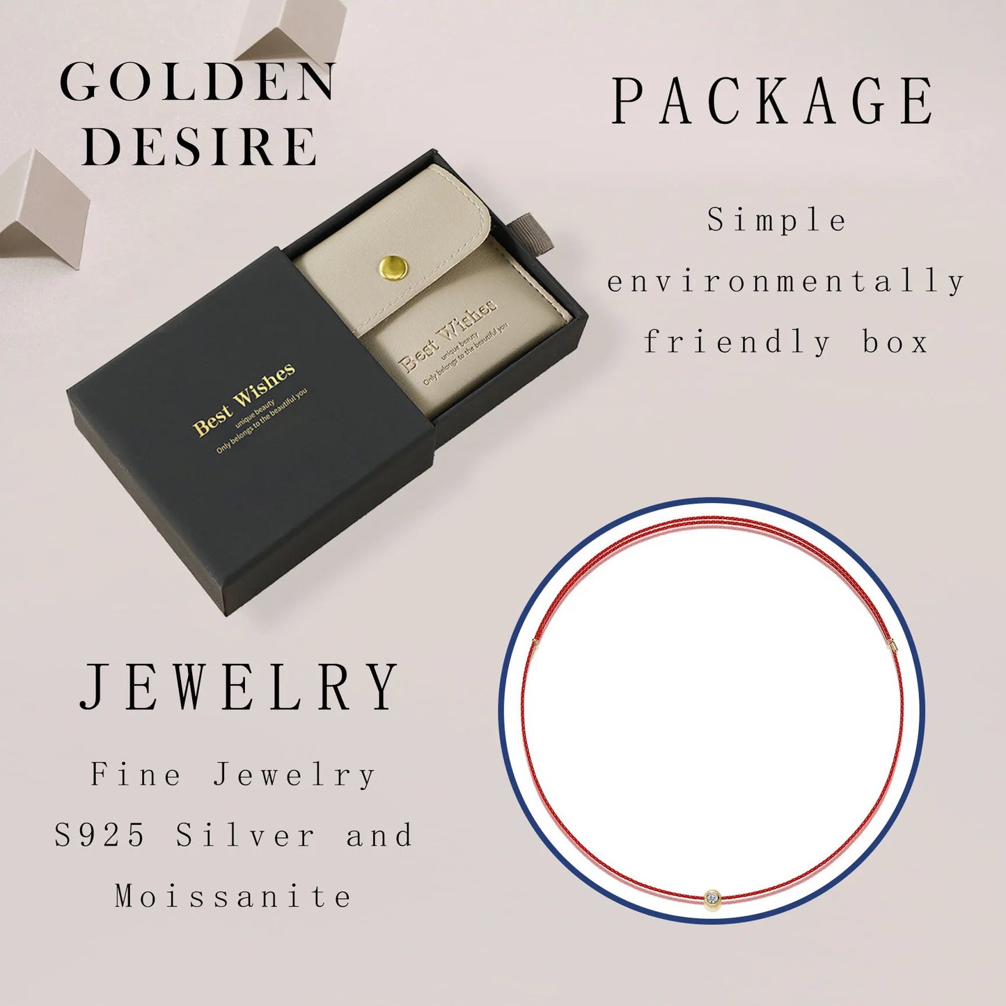 Elegant Double Layer Moissanite Necklace