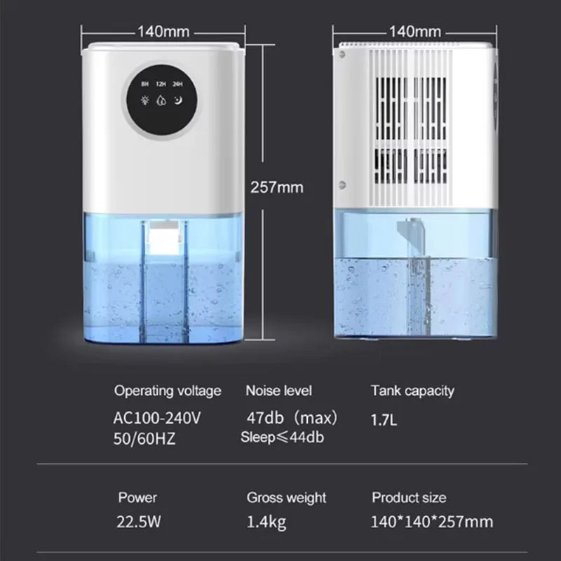 Dehumidifier Moisture Removal Device Indoor