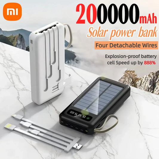 Xiaomi Solar Power 200000Mah Large
