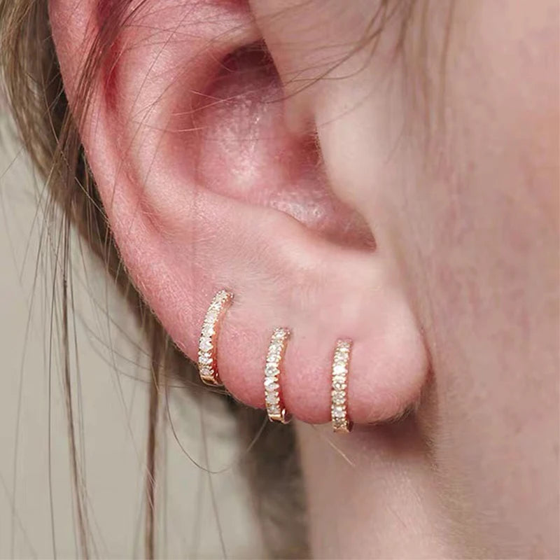 1 Pair Minimal Exquisite Hoop