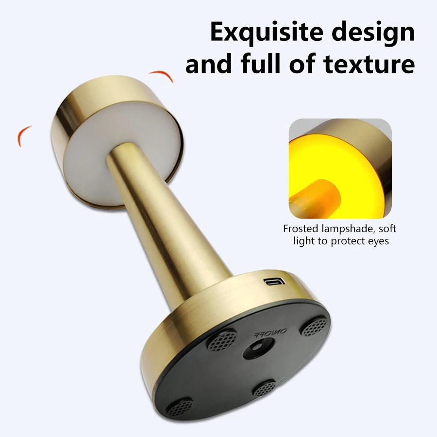 Rechargeable Led Table Lamp Retro