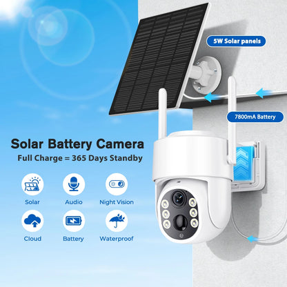 5Mp Hd Wireless Solar Outdoor