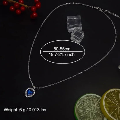 Exquisite Ol Rhinestone Crystal Heart