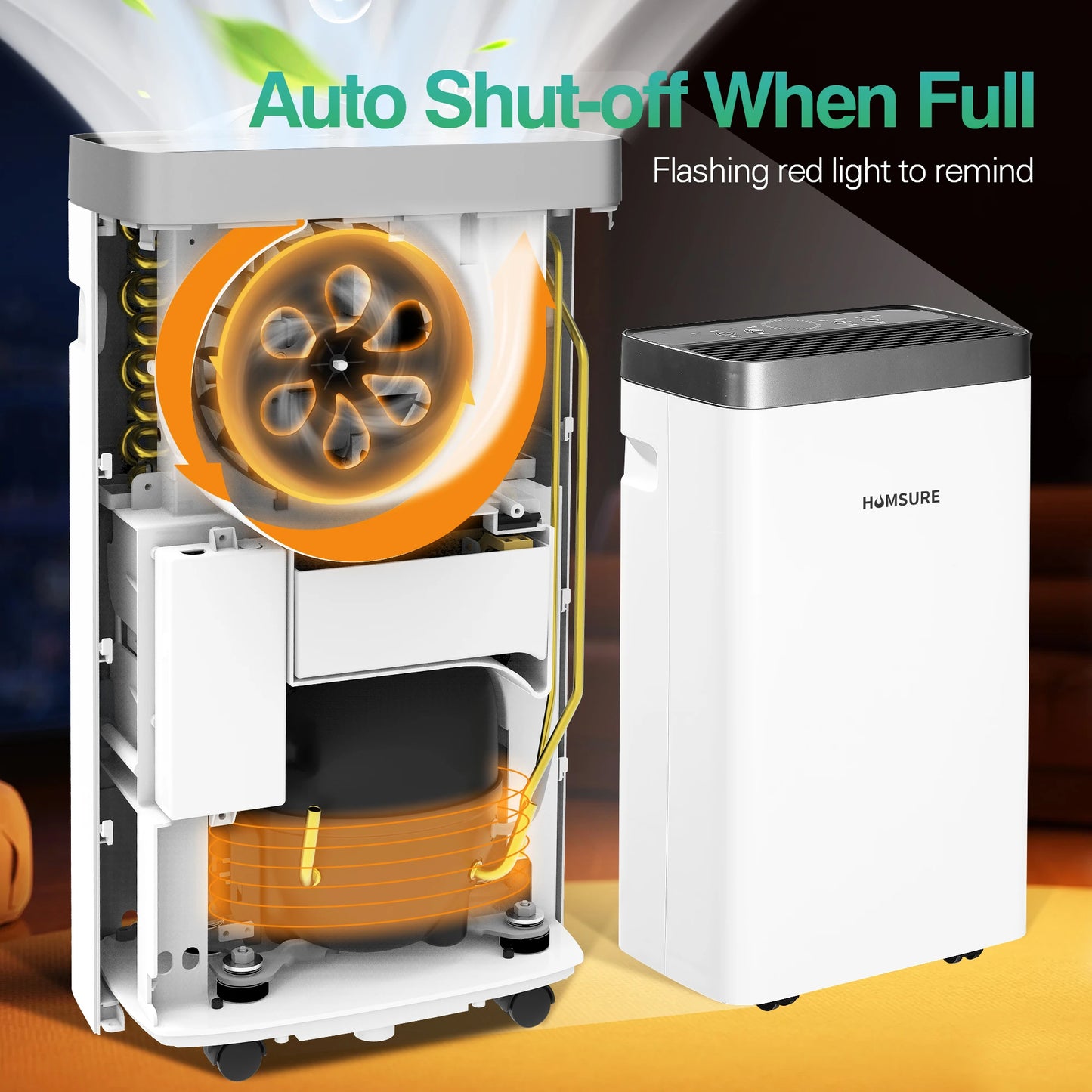 Humsure Dehumidifier 16 L Day