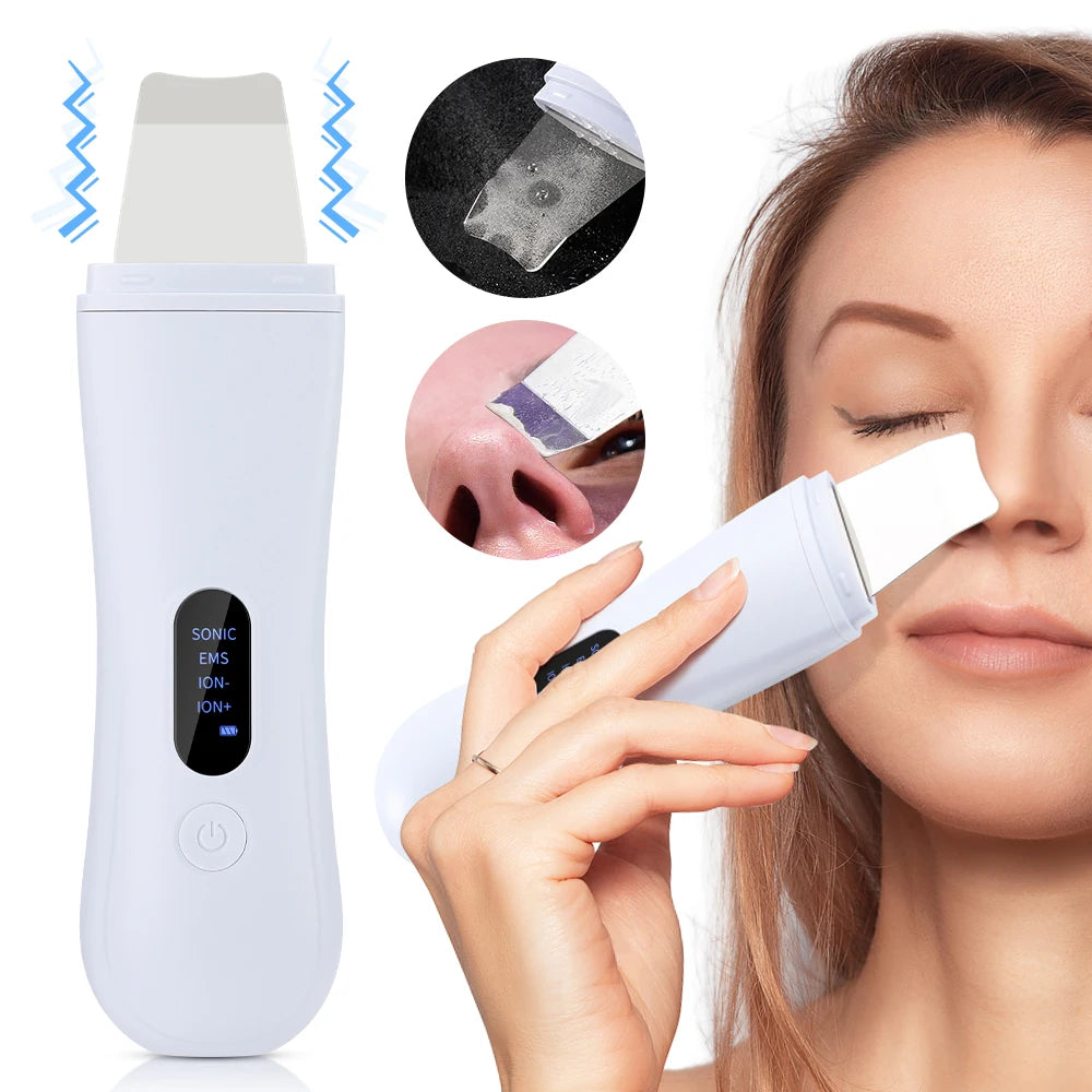 Ultrasonic Skin Scrubber Skin Spatula