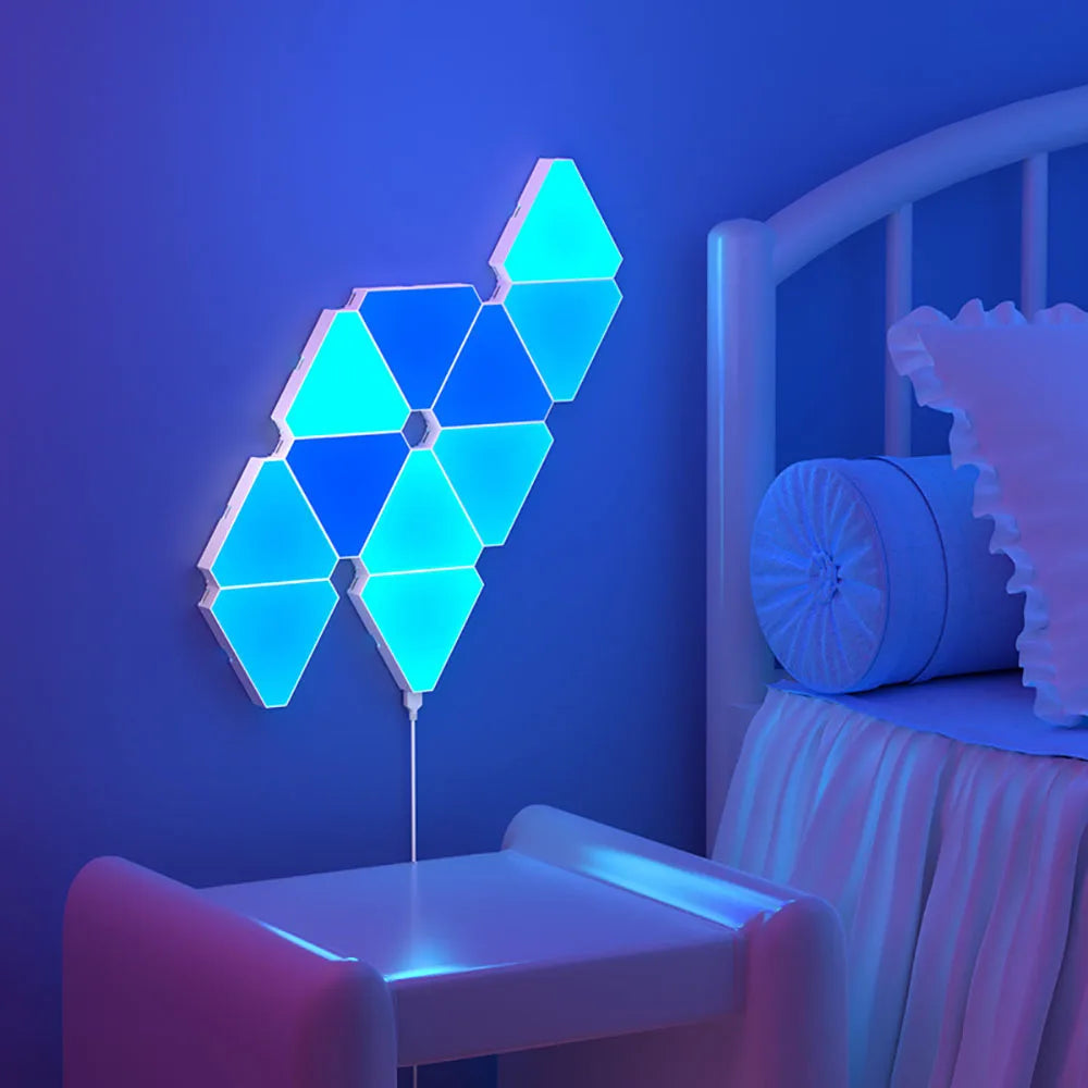 Led Triangular Quantum Lamp Rgb