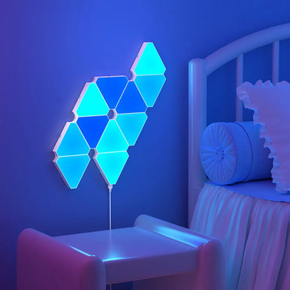 Led Triangular Quantum Lamp Rgb