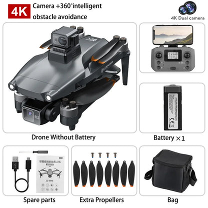 L600 PROMAX Drone 4K Professional 5G GPS HD 3-axis Gimbal Photography Brushless Foldable Quadcopter RC Distance 3KM Drones Toys