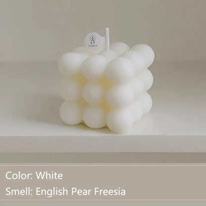 Ins Bubble Cube Shaped Candle