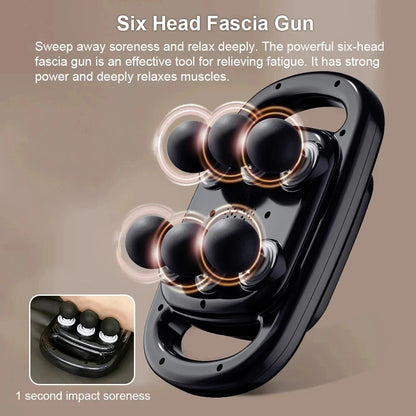 6 Head Massage Gun For