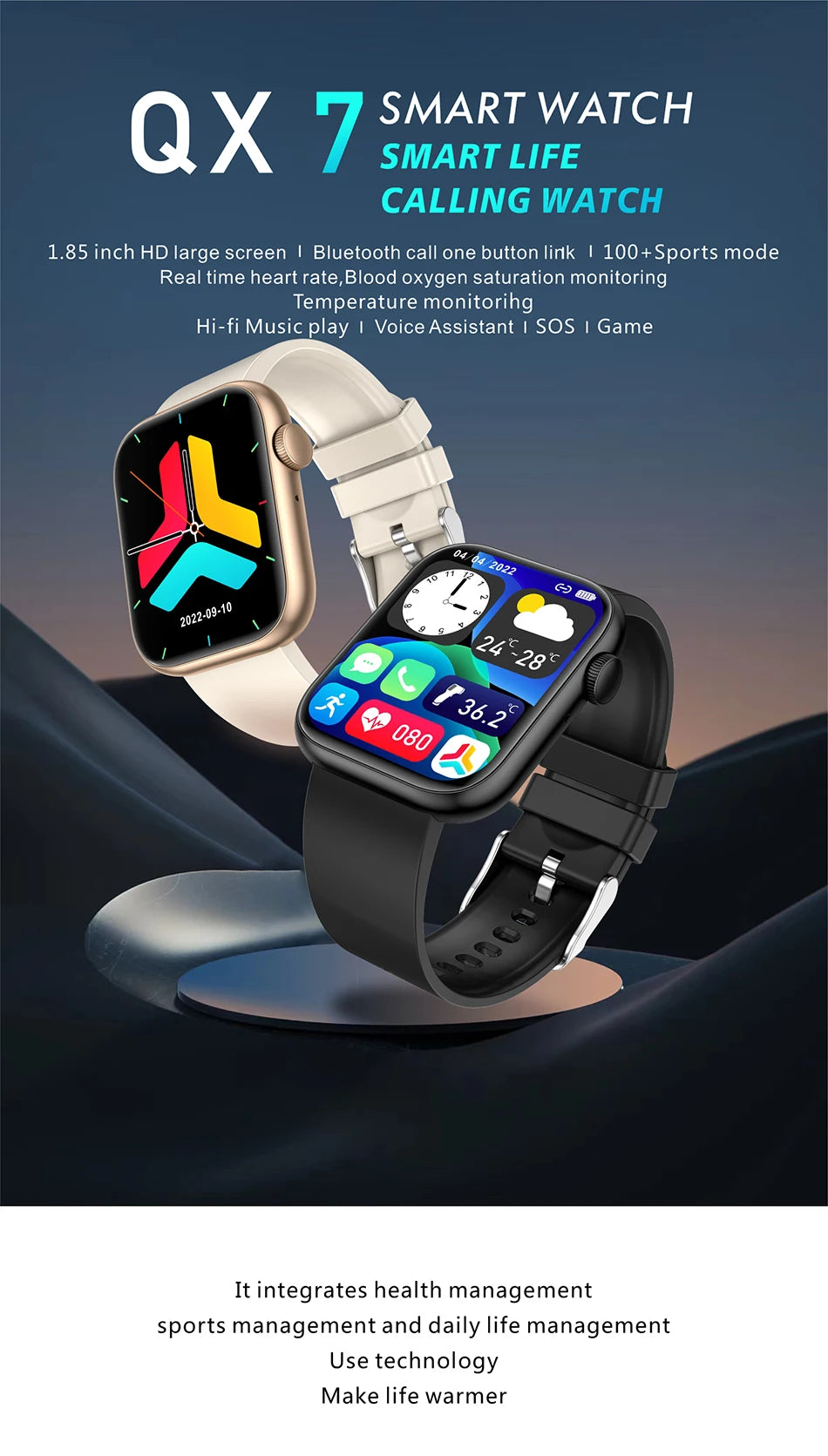 LIGE Women's Smartwatch