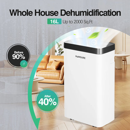 Humsure Dehumidifier 16 L Day