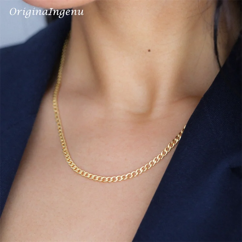 14K Gold Filled Curb Chain
