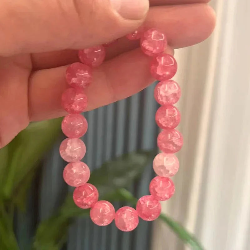 Pink Crystal Quartz Natural Stone
