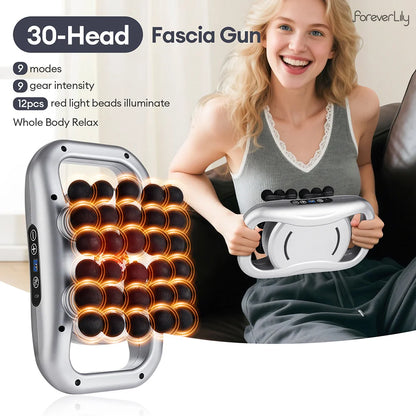 30 Heads Body Massage Gun