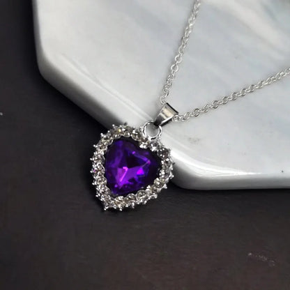 Exquisite Ol Rhinestone Crystal Heart