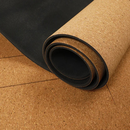 Natural Rubber Cork Yoga Mat