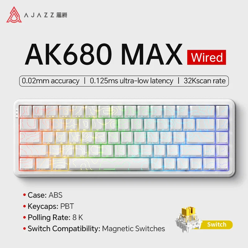 Ajazz Ak680 Max Magnetic Switch