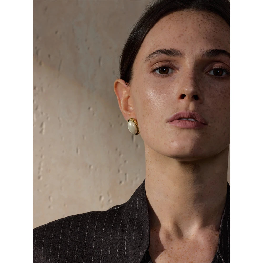 Yhpup Korean Yellow Simulated Pearl