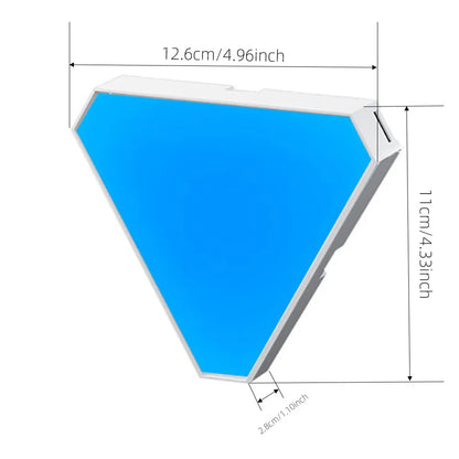 Led Triangular Quantum Lamp Rgb