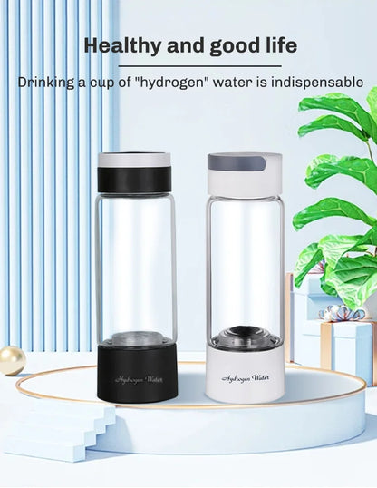 Luxury Hydrogen Water Bottle – Portable Ionizer for Wellness & Hydration