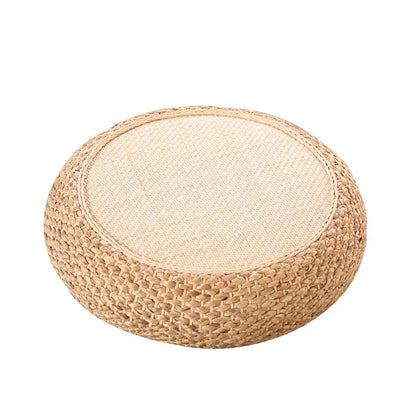 Natural Straw Tatami Pouf