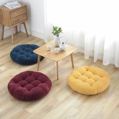 Inyahome Round Cushions Meditation Large