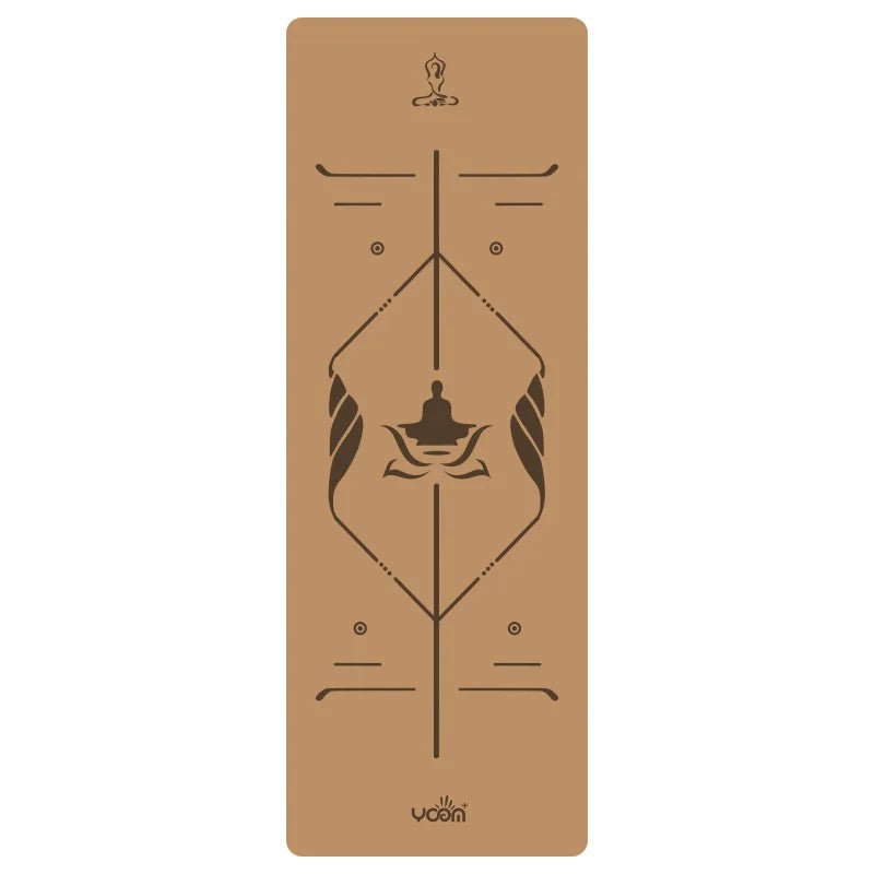 Natural Rubber Cork Yoga Mat