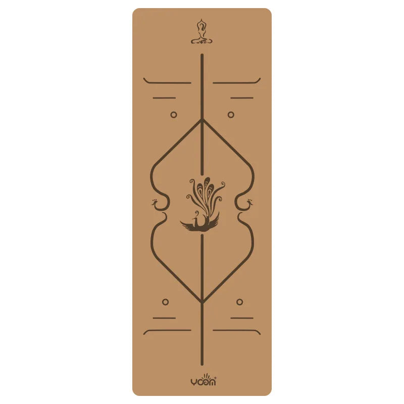 Natural Rubber Cork Yoga Mat