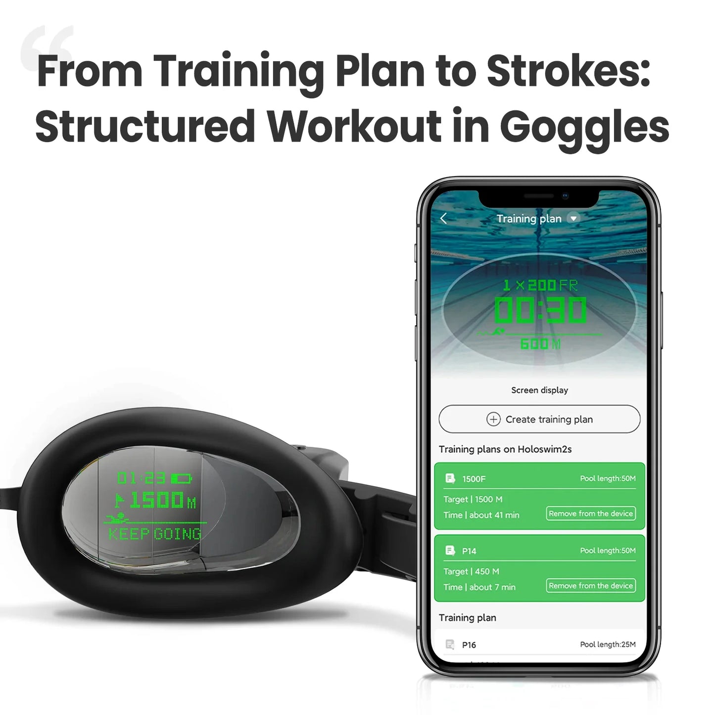 Holoswim 2 Pro Smart Goggles